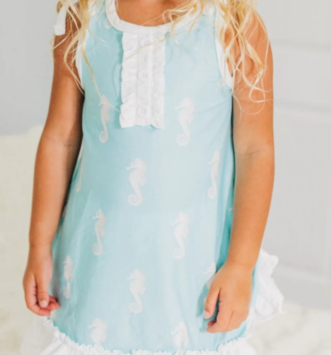 Seahorse Dress with Bloomers